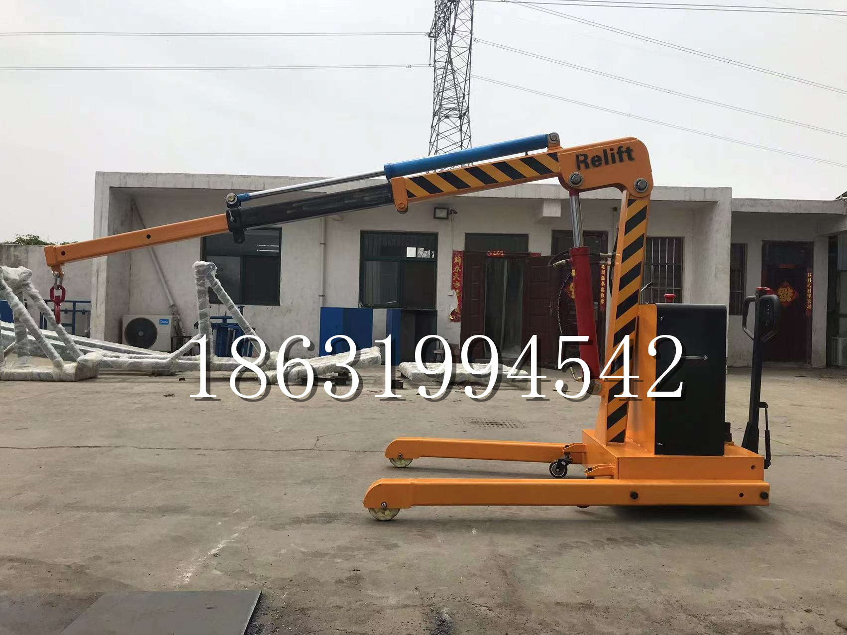 垣曲县久征定做3吨三轮随车吊 农用园林绿化移树吊 平板工程用小吊机