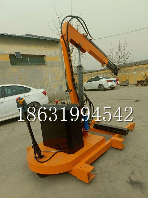 垣曲县自卸车厢随车吊 自制轮式四不像起重机 四驱平板吊 5吨 贵盛